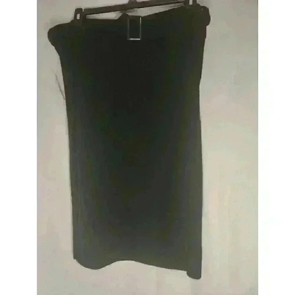 OPHELIA ROE WOMEN'S PLUS BLACK STRETCH MID-LENGTH SKIRT SIZE 2X - Picture 1 of 7